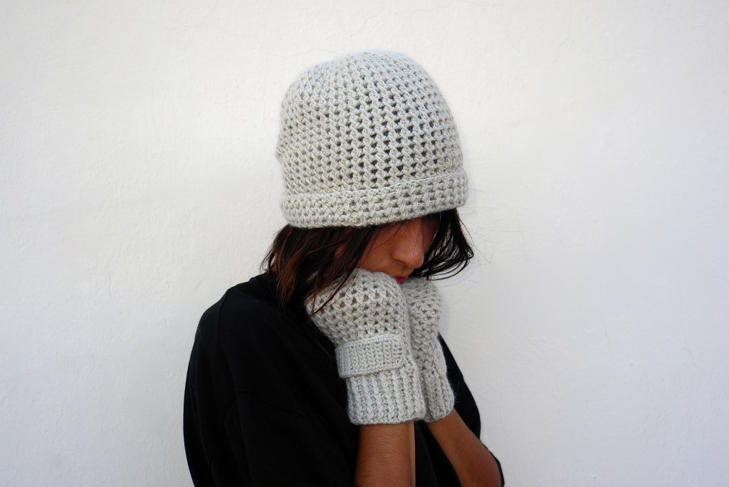 Pash hat, Relmu short mittens, Maydi, wool, natural fibers, knitwear, handmade, buenos aires, contemporary design, timeless garments, tejidos, lanas